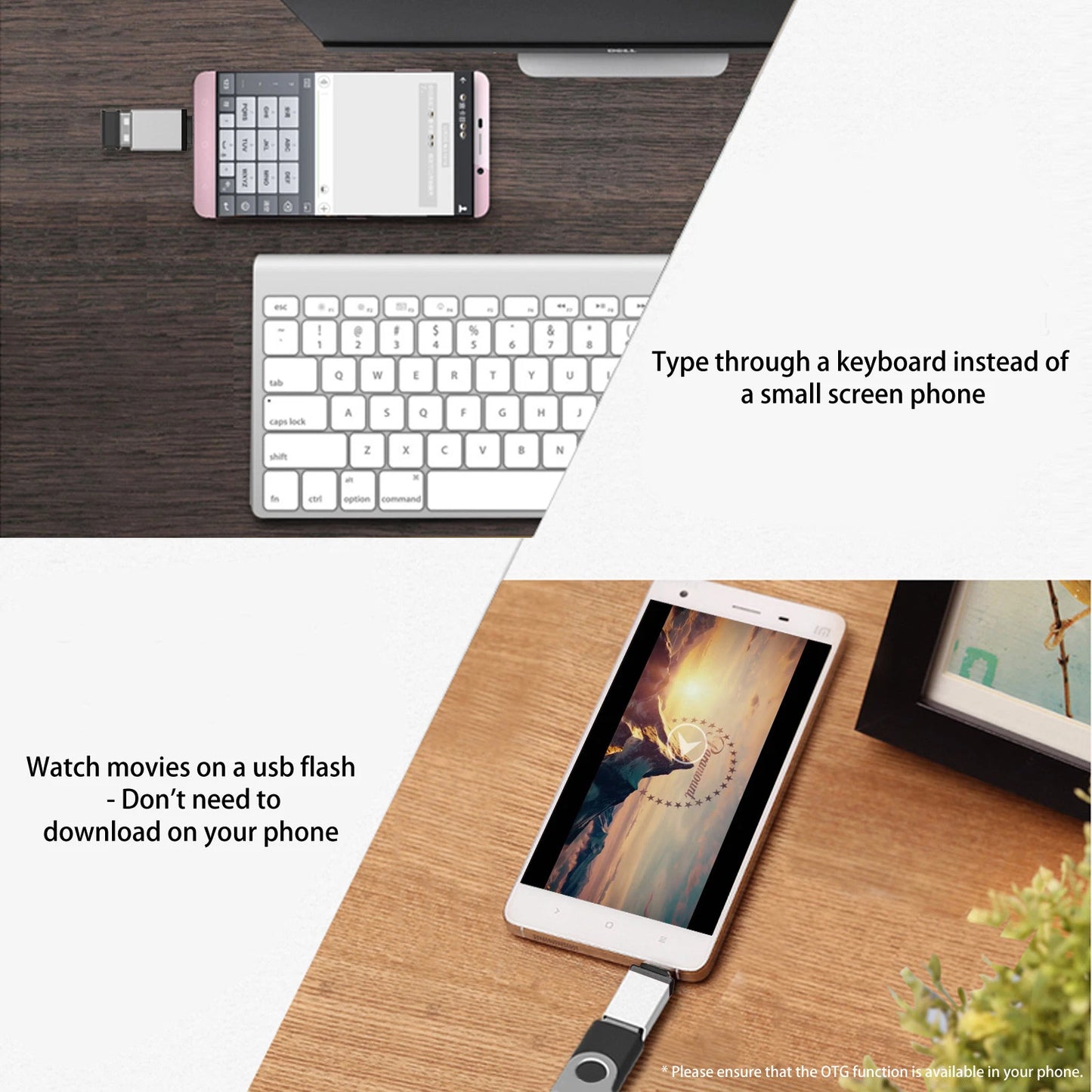 USB 3.1 Type C Male to USB 3.1 A Female Converter USB-C Cable Adapter OTG