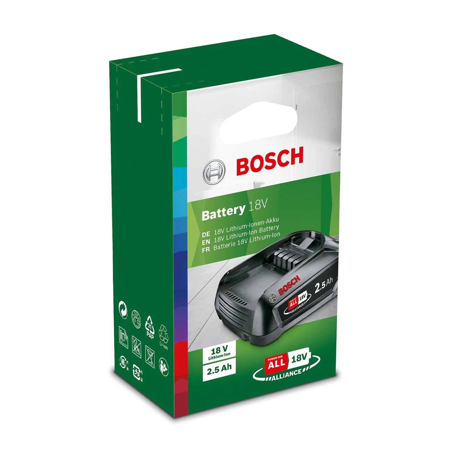 Bosch 18 V 2.5 Ah Lithium-Ion Battery Pack PBA 18 V (DIY Home and Garden Tools)