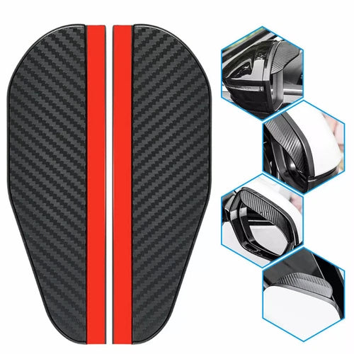 2PCS Car Rear View Side Mirror Rain Board Eyebrow Guard Sun Visor Accessories AU