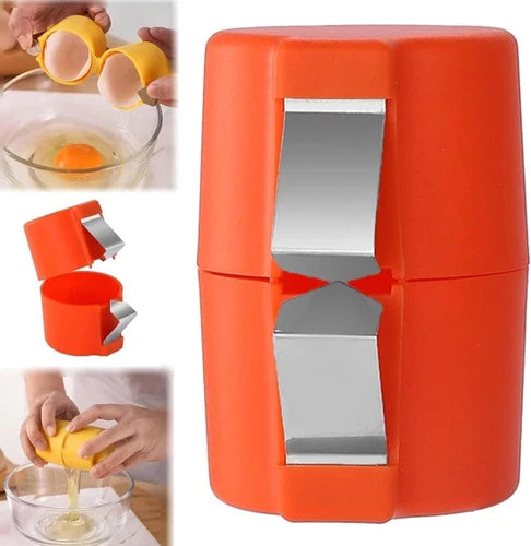 3PCS Egg Shell Opener Egg Cracker Separator Handheld Easy Breaker Kitchen Gadget