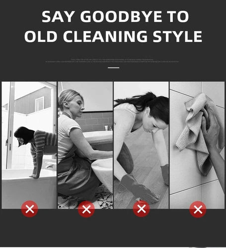 Adjustable Long Handle Floor Brush Cleaning Brush for Tub Tiles Glass Walls