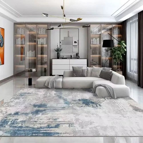 Modern Abstract Area Rug Soft No Slip Floor Carpet Living Room Bedroom Large Mat