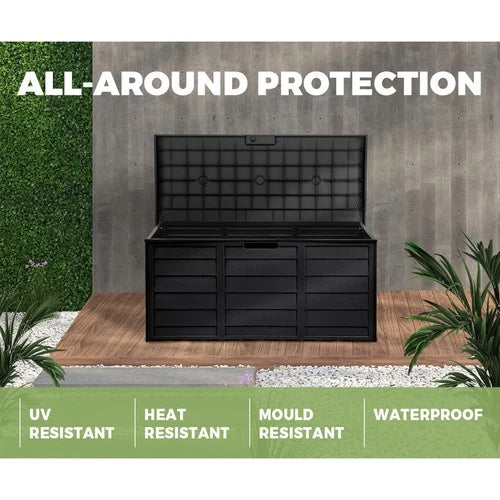 Livsip Outdoor Storage Box Container Garden Shed Toys Tool Chest Indoor Outdoor