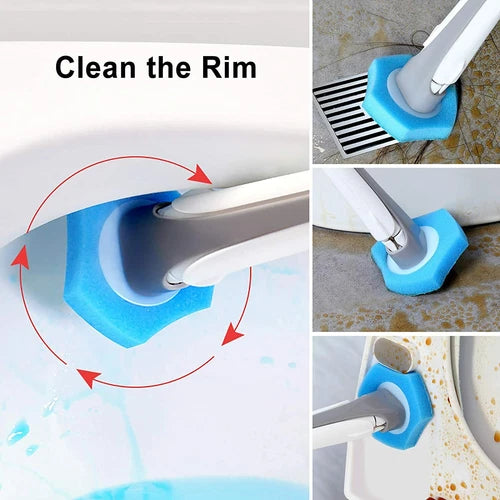 32PCS Replacement Heads for BOOMJOY Disposable Toilet Brush Only
