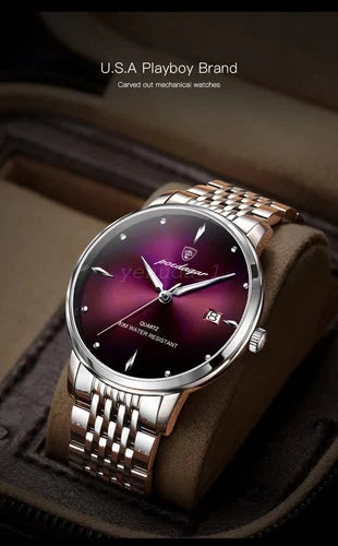 SALE - Men's Luxury watch | Waterproof Luminous Stainless Steel | Quartz watch