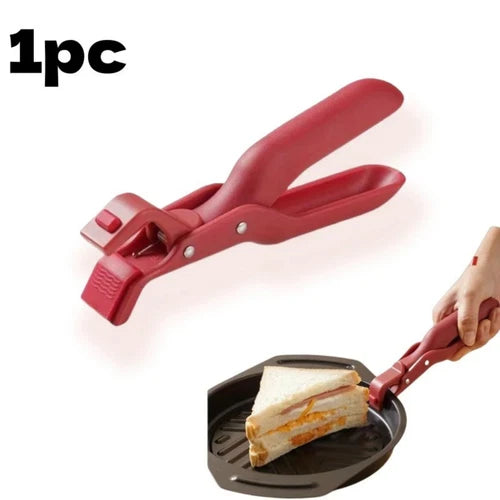 2x Hot Bowl Gripper Anti-Scalding Hot Plate Tongs Bowl Clips Kitchen Gadget Tool