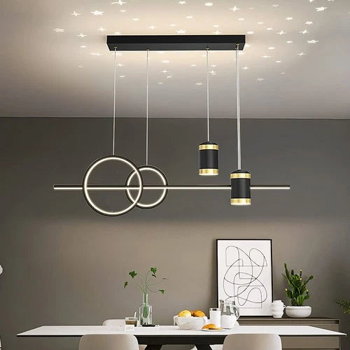 LED Dimming Chandelier Modern Ceiling Light Kitchen Dining Living Room w Remote