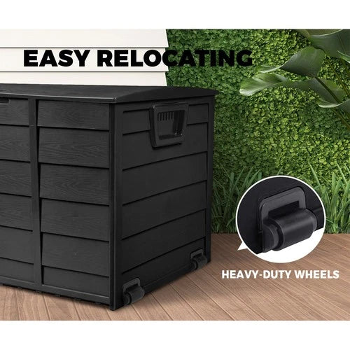 Livsip Outdoor Storage Box Container Garden Shed Toys Tool Chest Indoor Outdoor