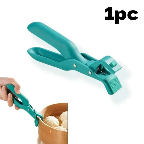 2x Hot Bowl Gripper Anti-Scalding Hot Plate Tongs Bowl Clips Kitchen Gadget Tool