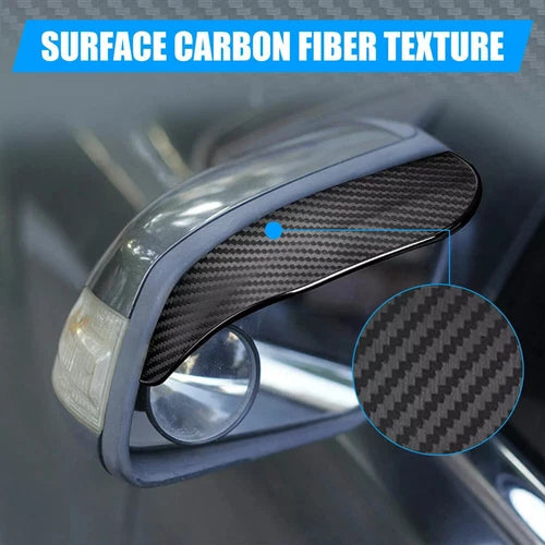 2PCS Car Rear View Side Mirror Rain Board Eyebrow Guard Sun Visor Accessories AU