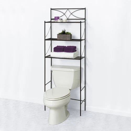 3 Tier Shelf Over The Toilet Bathroom Space Saver Towel Storage Rack Organizer
