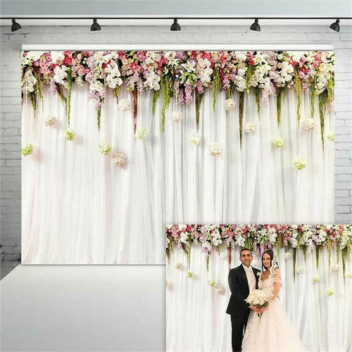 3m 6m White Stage Background Drape Soft Curtains Wedding Birthday Party Photogra