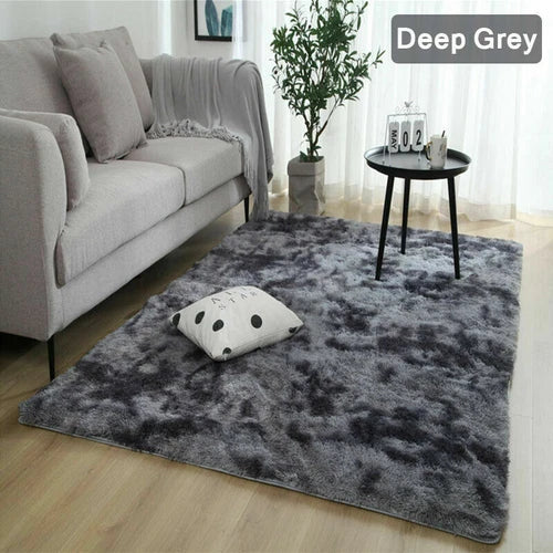 Fluffy Large Rug Plush Soft Shaggy Mat Living Room Carpet Bedroom Rugs Non Slip