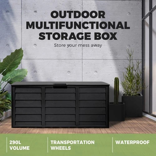 Livsip Outdoor Storage Box Container Garden Shed Toys Tool Chest Indoor Outdoor
