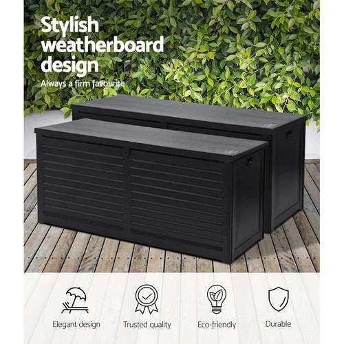 Gardeon Outdoor Storage Box 390/490L Indoor Garden Bench Toy Tool Sheds Chest