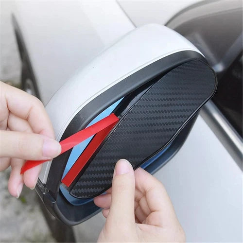 2PCS Car Rear View Side Mirror Rain Board Eyebrow Guard Sun Visor Accessories AU