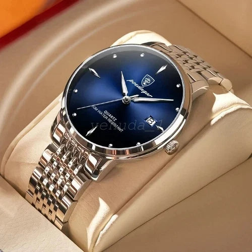 SALE - Men's Luxury watch | Waterproof Luminous Stainless Steel | Quartz watch