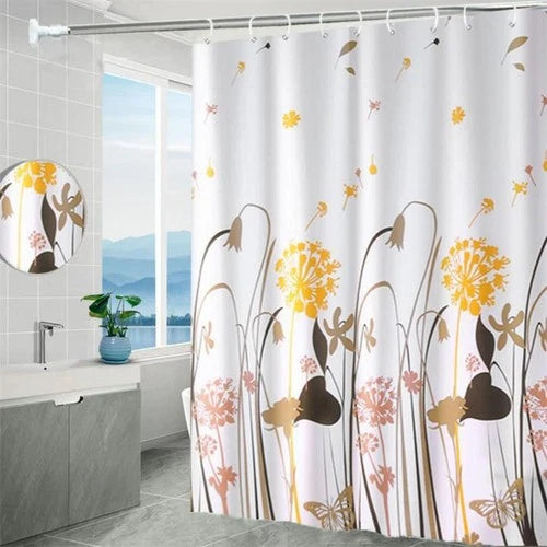 Mildew Proof Bathroom Curtain Waterproof Printed Shower Curtain