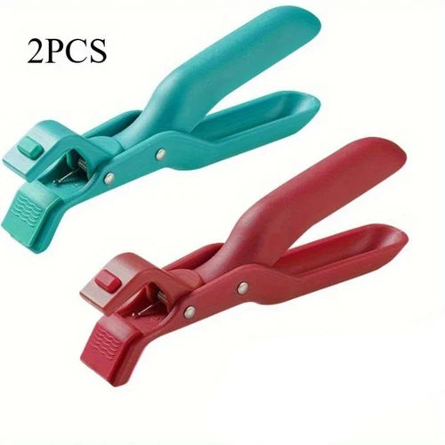 2x Hot Bowl Gripper Anti-Scalding Hot Plate Tongs Bowl Clips Kitchen Gadget Tool