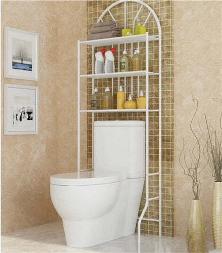 3 Tiers Bathroom Rack Shelf Over Toilet Storage Cabinet Paper Holder Organizer
