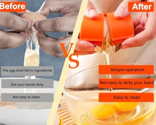 3PCS Egg Shell Opener Egg Cracker Separator Handheld Easy Breaker Kitchen Gadget