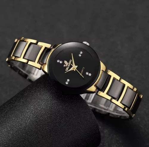 Fashion Rhinestone Women's Luxury Watch Stainless Steel Band Quartz Watches