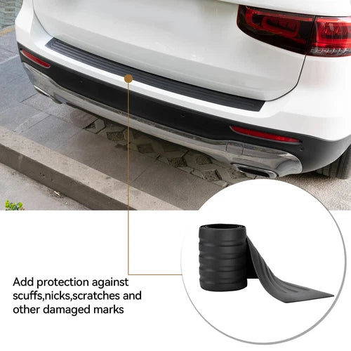 Car Rear Bumper Edge Protector Cover Sill Scuff Plate Trim Pad Accessories 104cm
