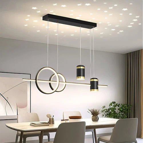 LED Dimming Chandelier Modern Ceiling Light Kitchen Dining Living Room w Remote