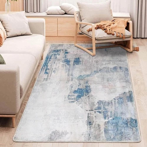 Modern Abstract Area Rug Soft No Slip Floor Carpet Living Room Bedroom Large Mat