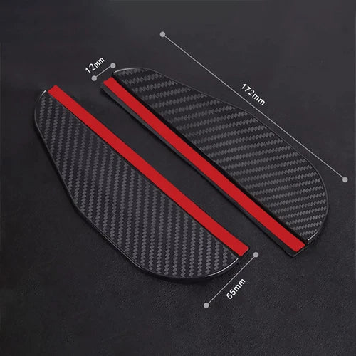 2PCS Car Rear View Side Mirror Rain Board Eyebrow Guard Sun Visor Accessories AU