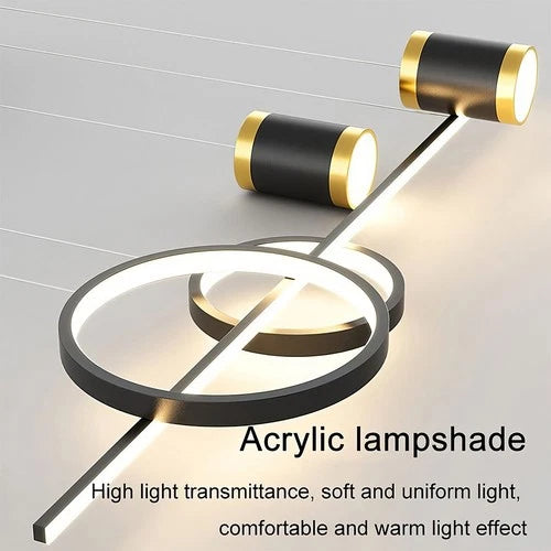 LED Dimming Chandelier Modern Ceiling Light Kitchen Dining Living Room w Remote