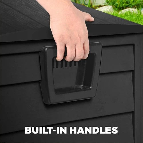 Livsip Outdoor Storage Box Container Garden Shed Toys Tool Chest Indoor Outdoor