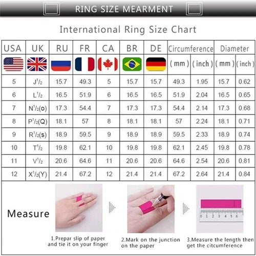 AU Elegant Round Fashion Women's Party White Sparkling Stone Double Ring Gifts