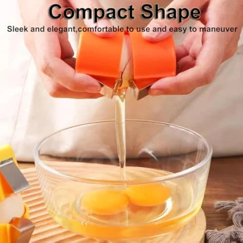 3PCS Egg Shell Opener Egg Cracker Separator Handheld Easy Breaker Kitchen Gadget