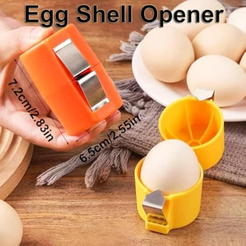 3PCS Egg Shell Opener Egg Cracker Separator Handheld Easy Breaker Kitchen Gadget