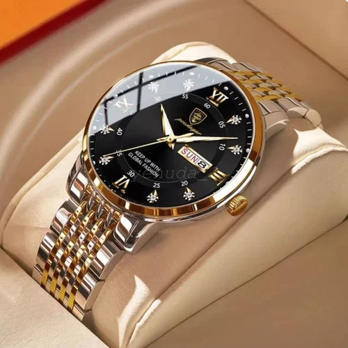 SALE - Men's Luxury watch | Waterproof Luminous Stainless Steel | Quartz watch
