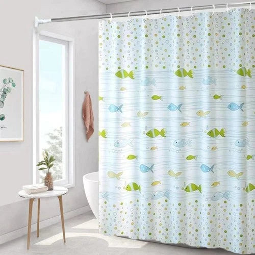 Mildew Proof Bathroom Curtain Waterproof Printed Shower Curtain