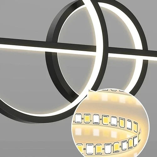 LED Dimming Chandelier Modern Ceiling Light Kitchen Dining Living Room w Remote
