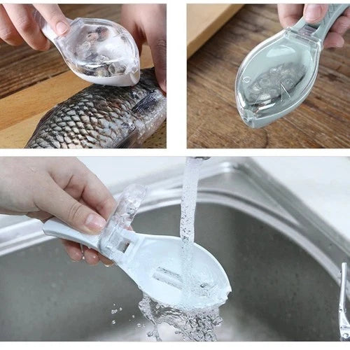 Fish Scale Remover Scaler Scraper Cleaner Kitchen Tool Peeler Gadgets