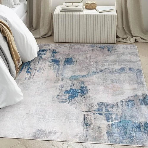 Modern Abstract Area Rug Soft No Slip Floor Carpet Living Room Bedroom Large Mat
