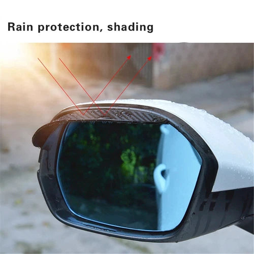 2PCS Car Rear View Side Mirror Rain Board Eyebrow Guard Sun Visor Accessories AU