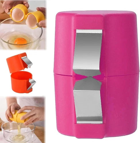 3PCS Egg Shell Opener Egg Cracker Separator Handheld Easy Breaker Kitchen Gadget