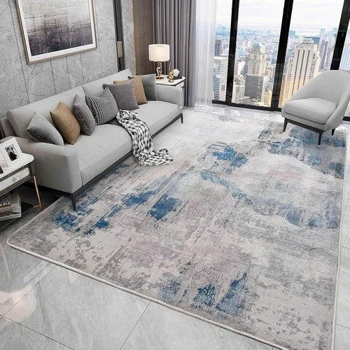 Modern Abstract Area Rug Soft No Slip Floor Carpet Living Room Bedroom Large Mat