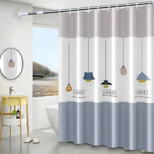Mildew Proof Bathroom Curtain Waterproof Printed Shower Curtain