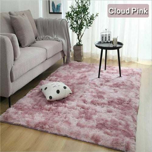 Fluffy Large Rug Plush Soft Shaggy Mat Living Room Carpet Bedroom Rugs Non Slip